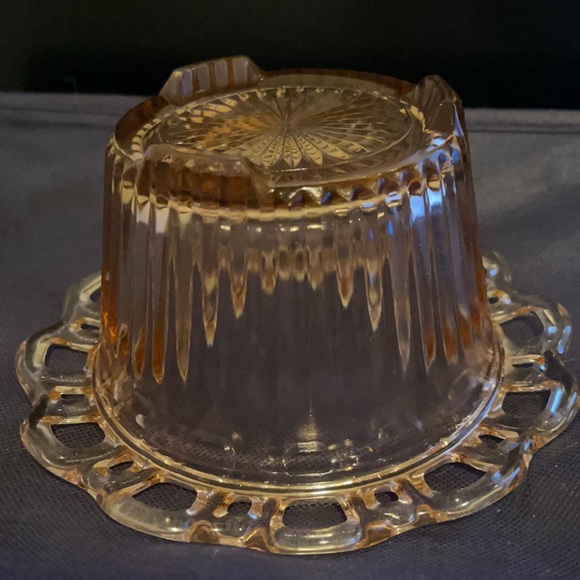 Vintage Old Colony Pink Depression glass Bowl - Picture 4 of 6